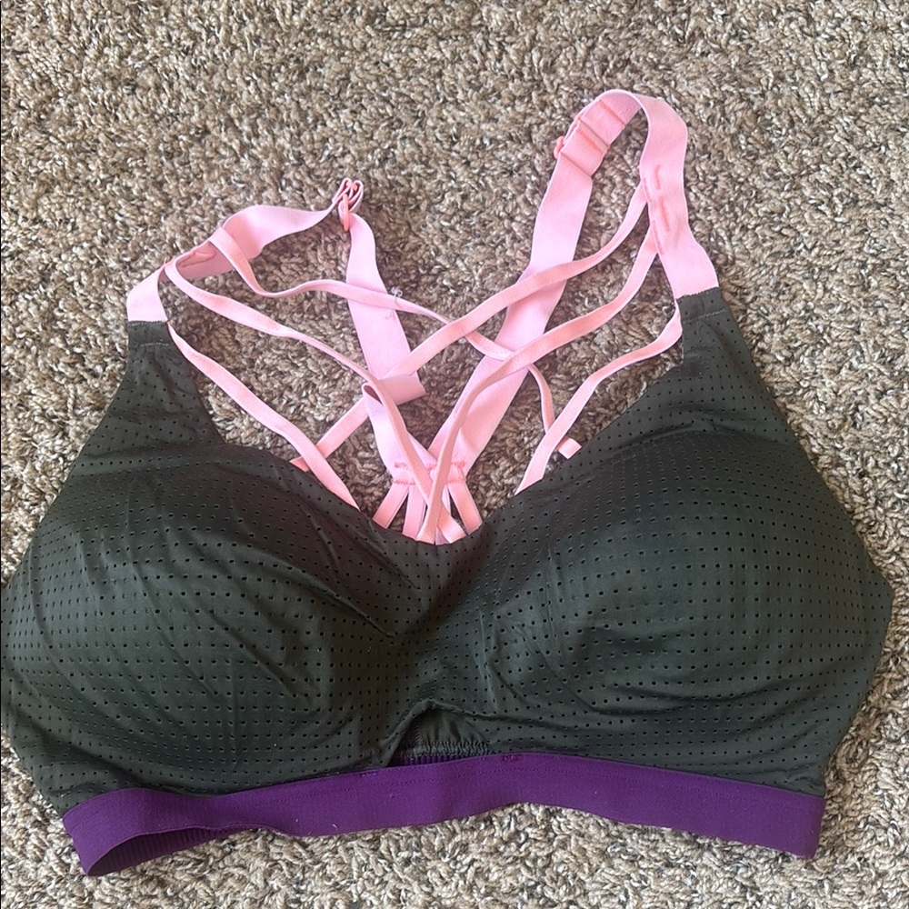 Victoria's Secret Pink and Purple Sports Bras